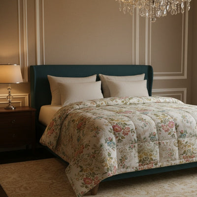 Trapunta Regina Matrimoniale Lampasso di Lusso 270x270 cm