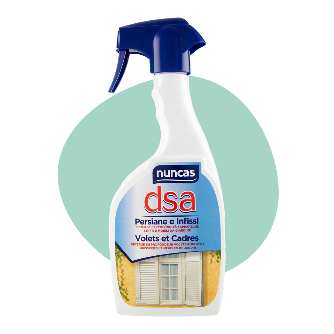 NUNCAS DSA DETERGENTE PERSIANE E INFISSI - 500ML