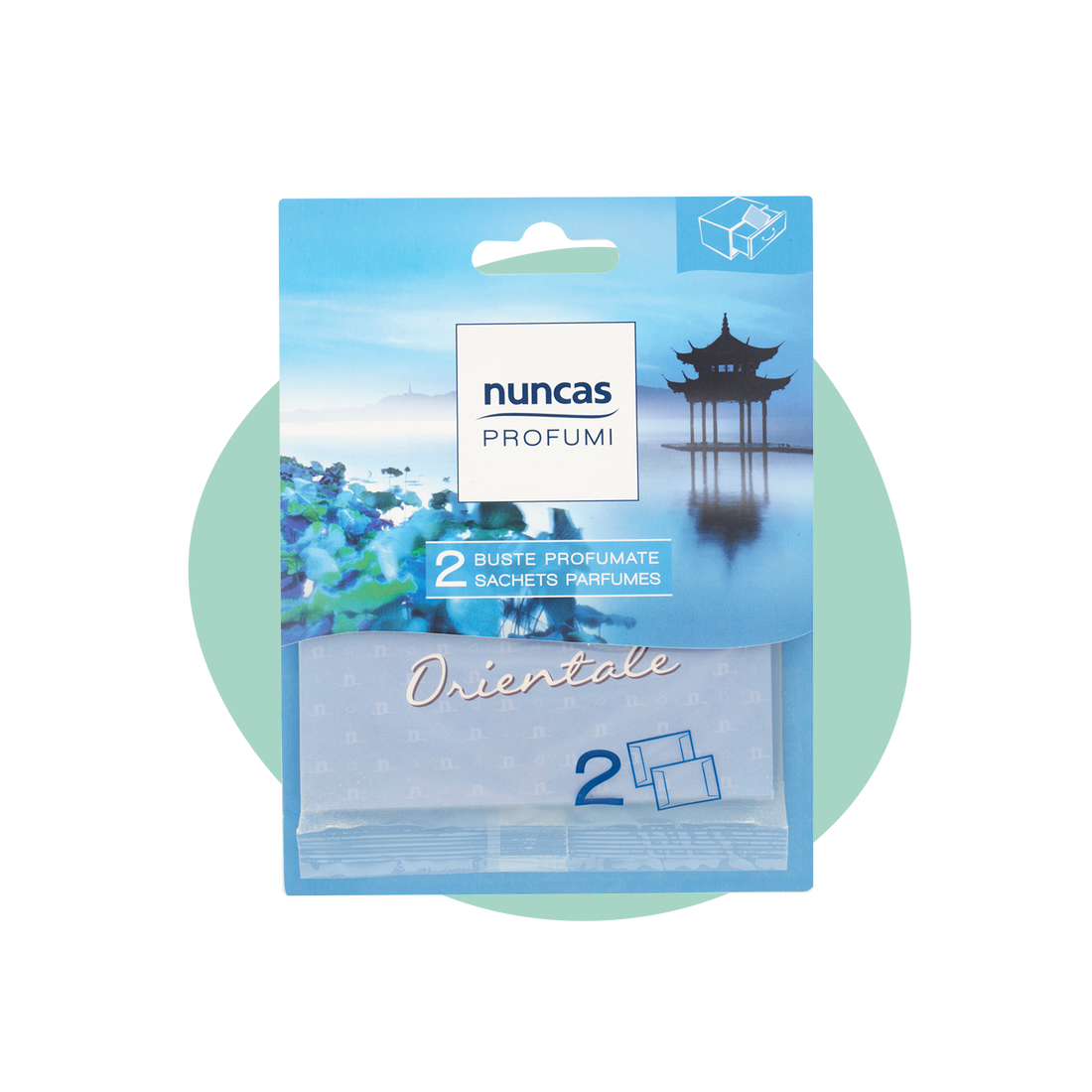 NUNCAS BUSTE PROFUMATE PER CASSETTI ORIENTALE - 2 PEZZI