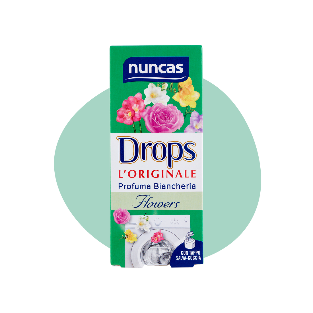 NUNCAS DROPS PROFUMA BIANCHERIA FLOWERS - 100ML