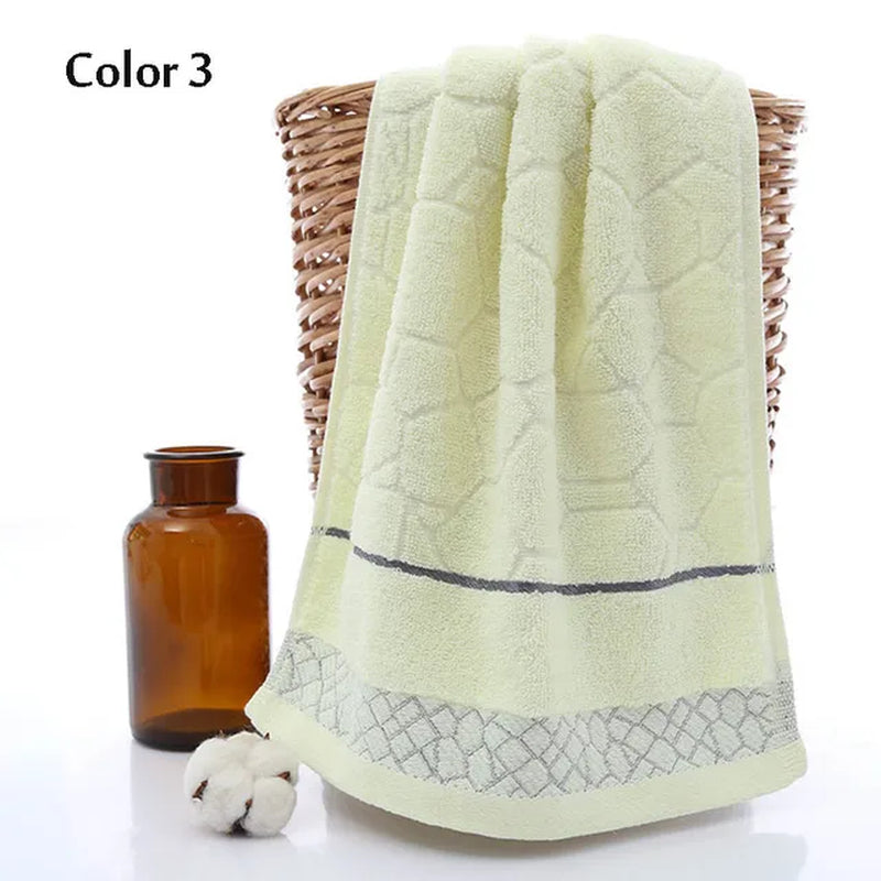 Set di asciugamani geometrici confortevole 100% cotone da bagno in cotone spesso doccia bagno casa spa asciugamano viso asciugamani per adulti