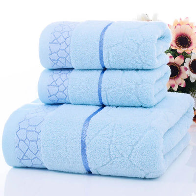 Set di asciugamani geometrici confortevole 100% cotone da bagno in cotone spesso doccia bagno casa spa asciugamano viso asciugamani per adulti