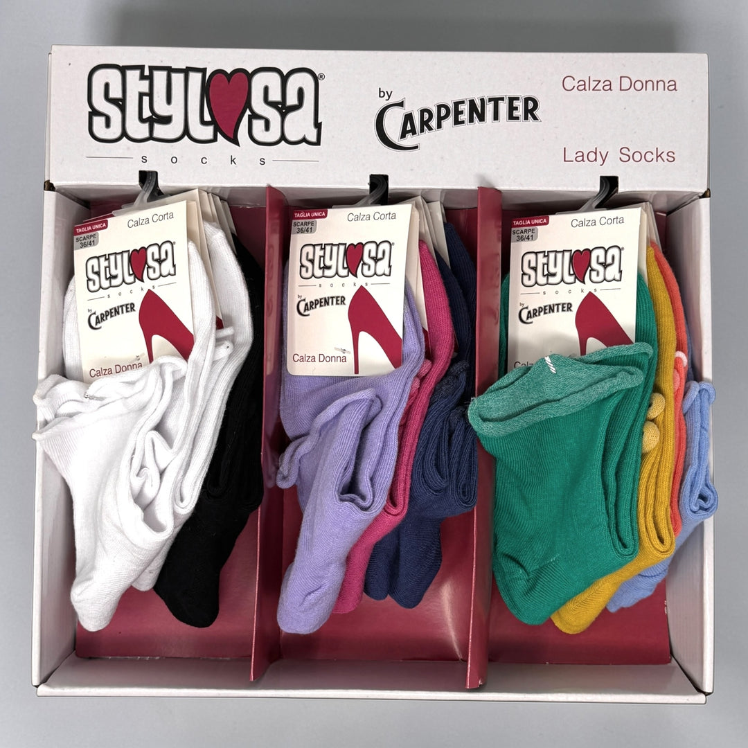 Calzini Invernali Donna Yulun - 6 Paia In Pile Corallo - Morbidi E