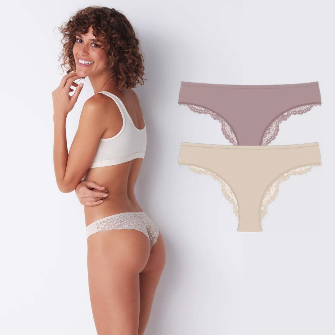 Slip Midi Donna, Cotone Elasticizzato - 4