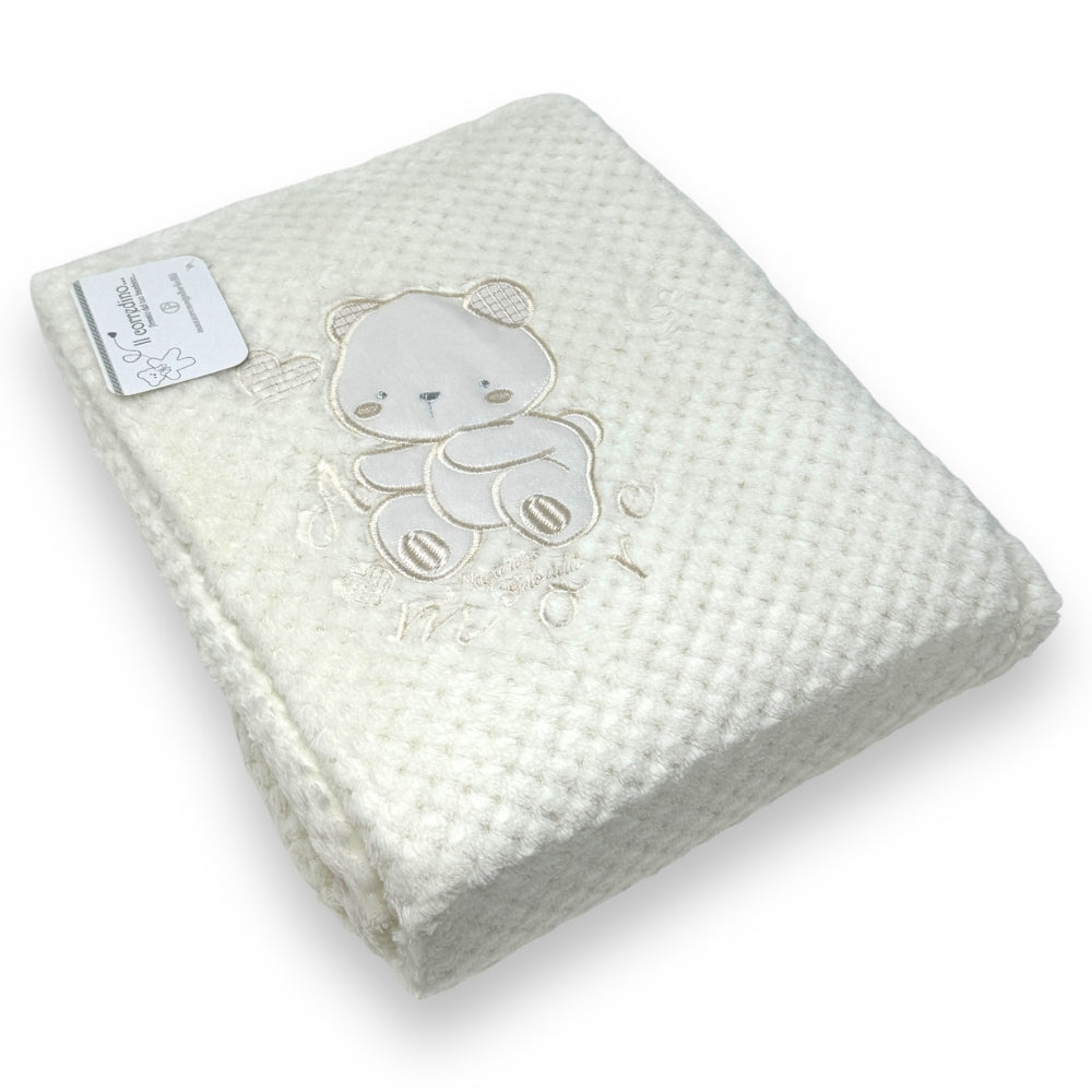 Nazareno Gabrielli Trapunta Anallergica Double Face Per Lettino E Culla – Morbida, Calda E Artigianale 100% Italiana, In Esclusiva Scatola Regalo Intimoegidio (Colore Beige)