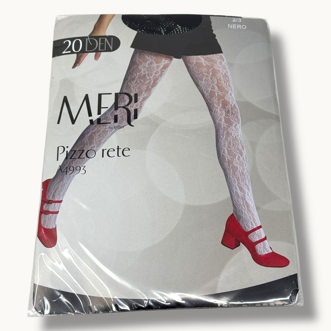 scarpe collant pizzo