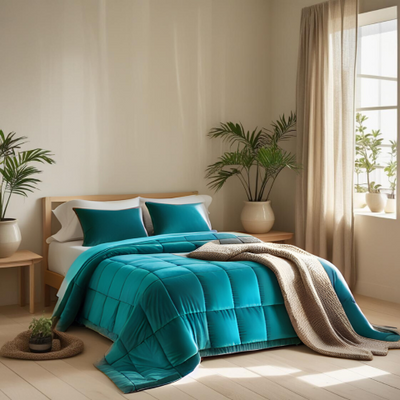 Trapunta Glenda in velluto di cotone trapuntatura a cassettoni