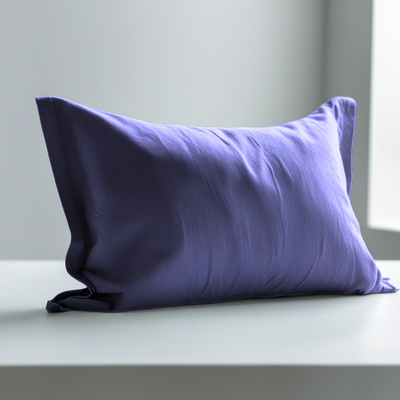 Coppia Federe Cuscino Letto Cotone Percalle 200 Fili ARIA