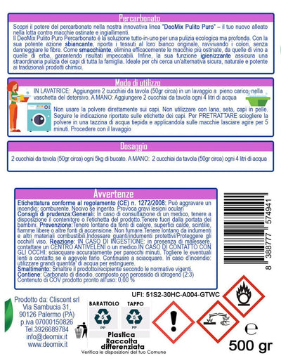 DEO MIX PULITO PURO PERCABONATO GR.500