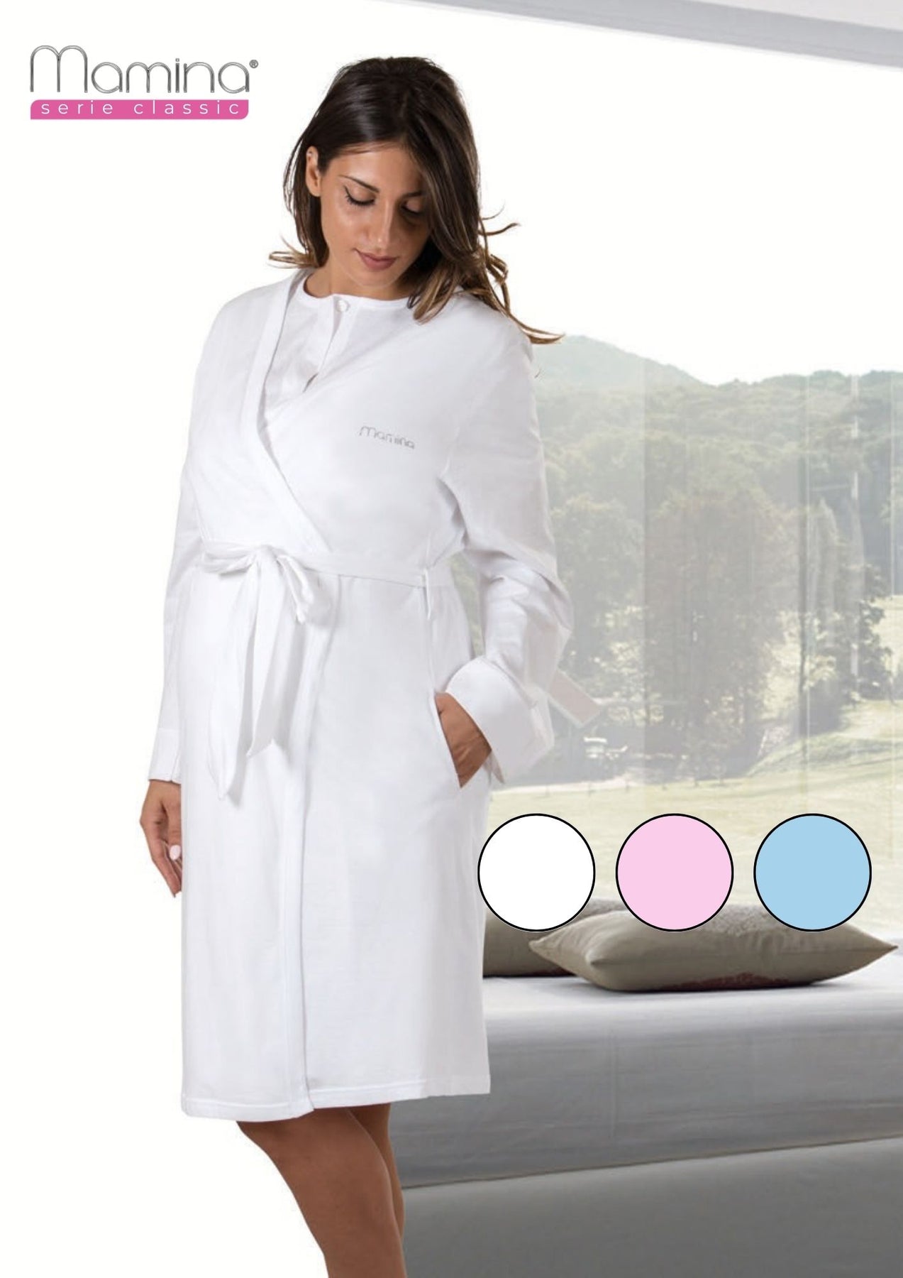 Pigiami Prenatal Camicia Da Notte Premaman Vestaglia Pigiama