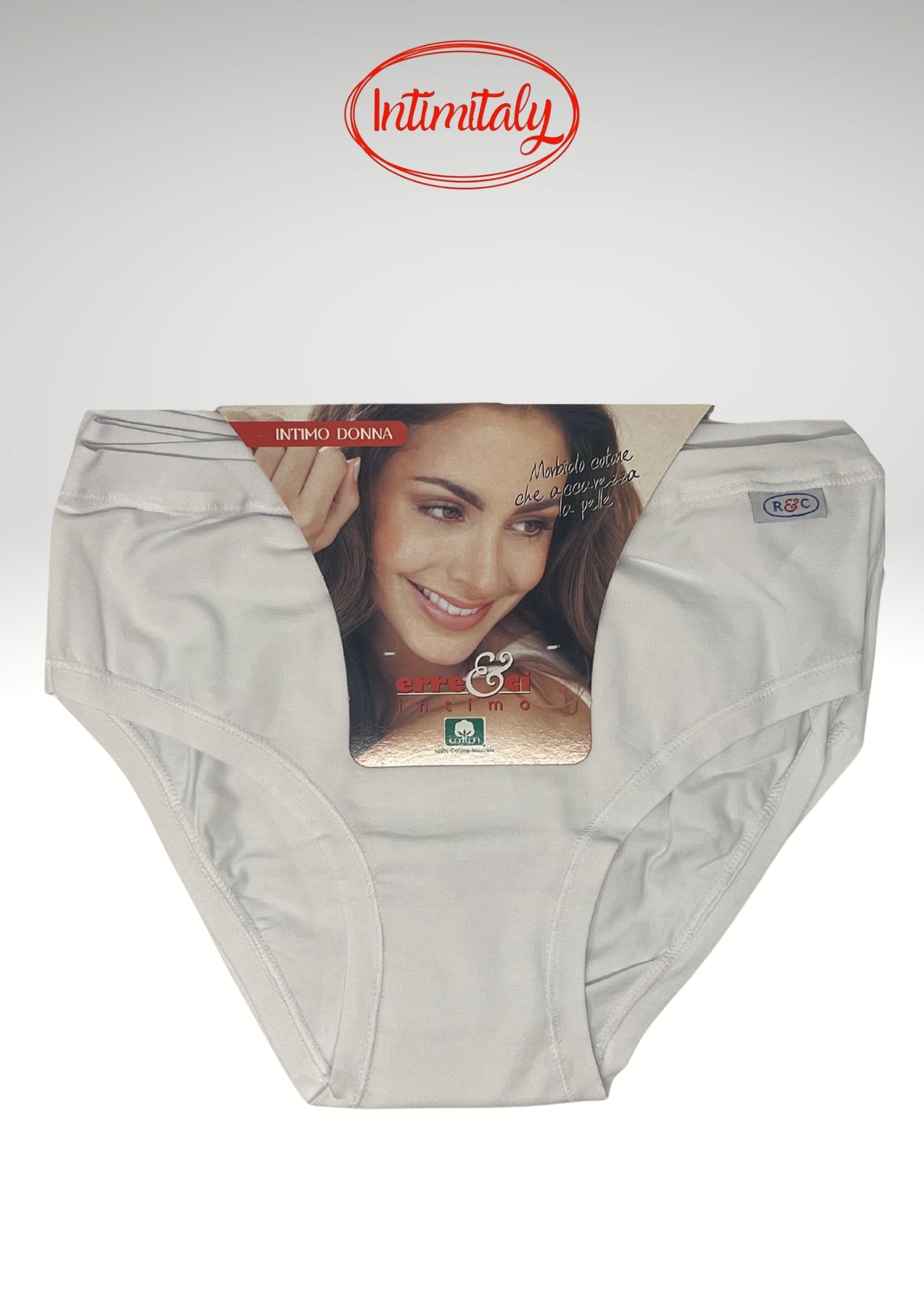 Slip Donna 100% Puro Cotone Vita Media Costine Marlene 14471 Slip Donna 100% Puro Cotone Vita Media Costine Marlene 14471