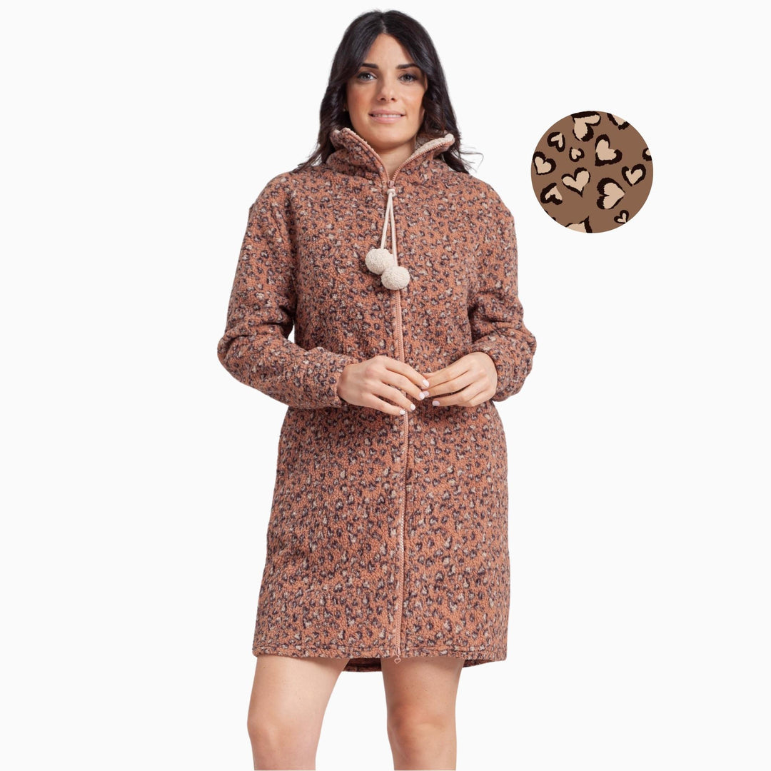 Irge Vestaglia Donna In Coral Irge Teddy Mi1762 – Intimitaly