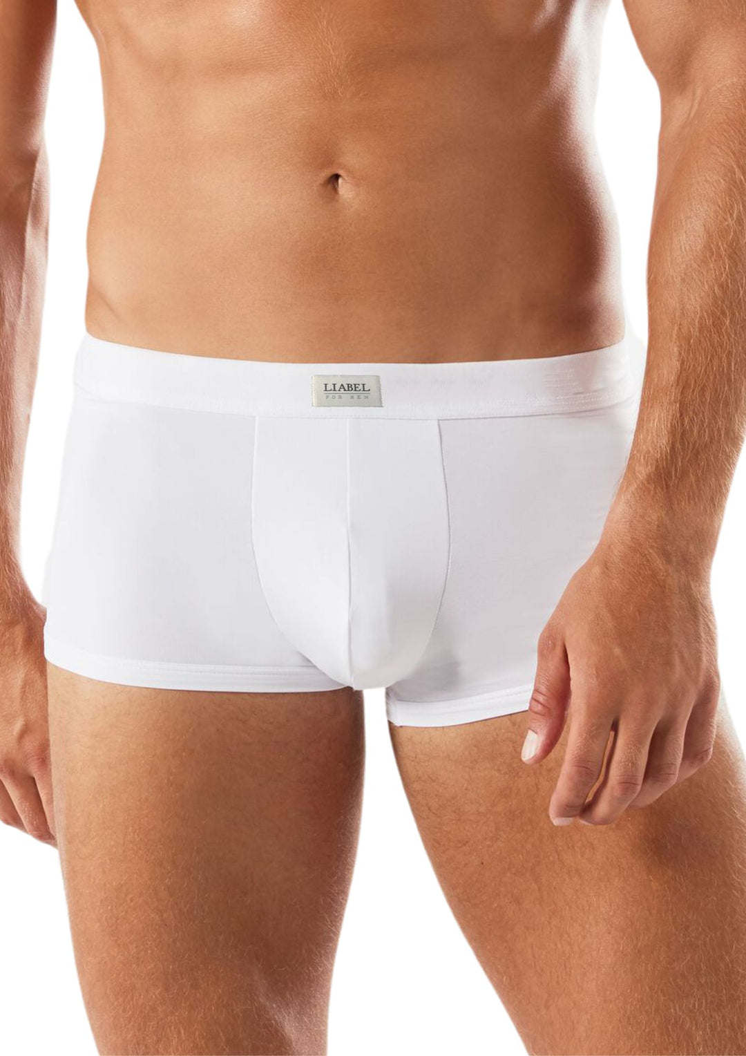 6 Boxer Uomo Liabel In Cotone Elasticizzato - Mutande Traspiranti, Comode, Bianco E Assortiti - Foto 2